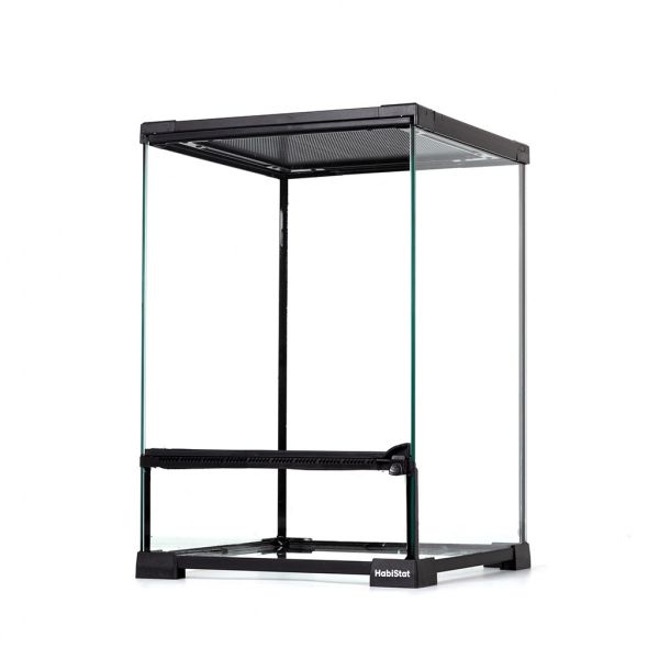 incompleet Herenhuis Gasvormig Terrarium kopen? HabiStat Glass Terrarium, 30 x 30 x 45 cm | HGT3045 |  5027407013575 - Terramania.nl