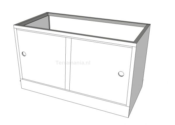 Tonen Verschrikkelijk Misverstand Meubel kopen voor een aquarium, schildpaddenbak of terrarium? - 80 x 50 x  62,5 cm - Terramania.nl