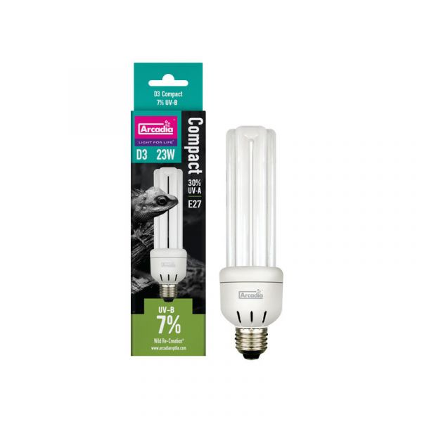 Reptielen UV lamp kopen met fitting? 7% Forest lamp 23W | | 830857000812 - Terramania.nl