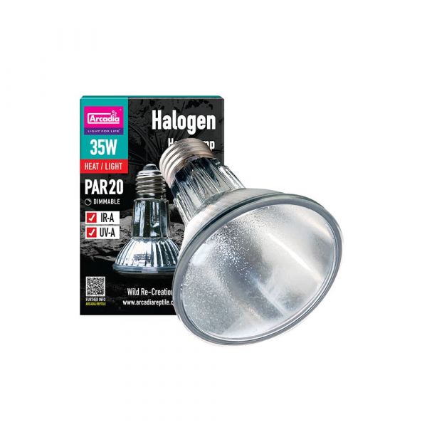 Warmtelamp nodig? Arcadia Halogen Basking Spot 35 Watt | RSHA35E27 | - Terramania.nl