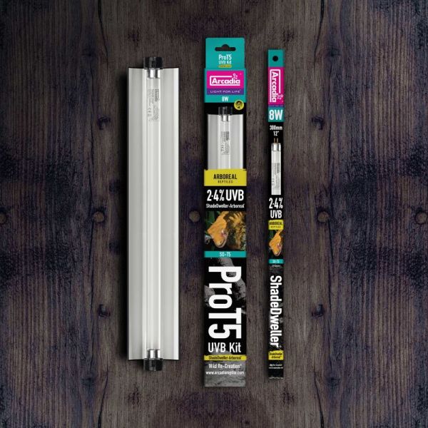 Pro T5 UVB Kit ShadeDweller Arboreal 2.4% 8W | RARTP8SAX