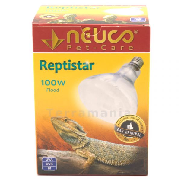 Warmte en UV lamp combilamp Neuco ReptiStar D3 UV Basking Lamp 100W Terramania