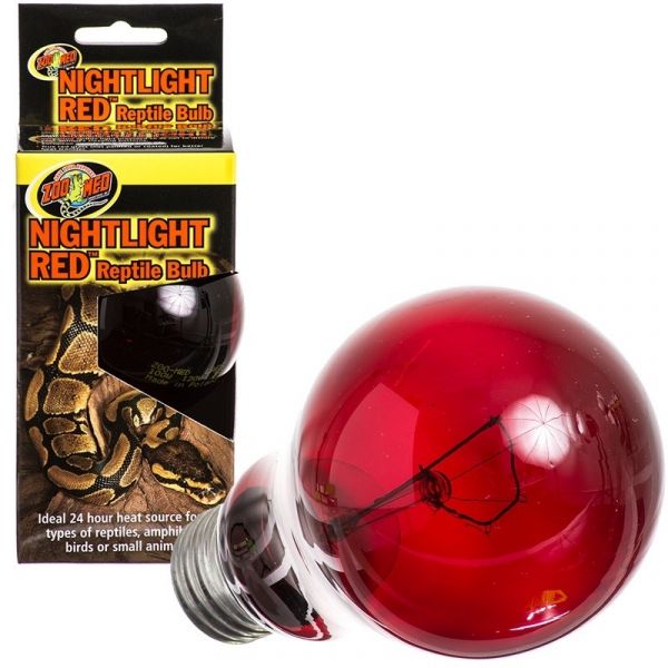 Zoo med nightlight red reptile bulb 60 sales watt