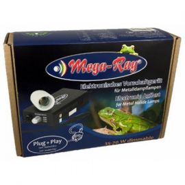 Elektronische ballast kopen voor HID terrarium lampen? Mega-Ray Electronical Ballast multi-wattage 35-50-70W | 120070 | 4050644603811