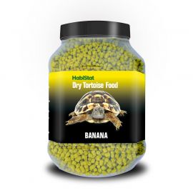 Droogvoer voor landschildpadden kopen? HabiStat Dry Tortoise Food, Banana 800g | HSTFB800 | 5027407014381