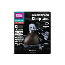 Arcadia Reptile Ceramic reflector clamp lamp Graphite Grey small kopen? | RARTG75X | 5060127656752