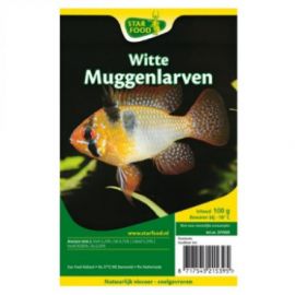 Witte muggenlarven, 100g -  diepvries