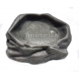 Zoo Med - Repti Rock Water Dish Small - Grijs| WD-20E | 0976129202082
