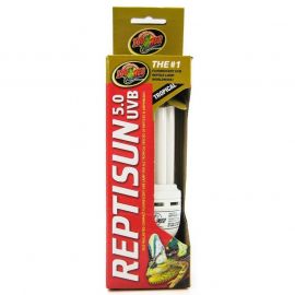 Zoo Med - Reptisun 5.0 Compact UVB Lamp - 26 Watt - Terramania.nl