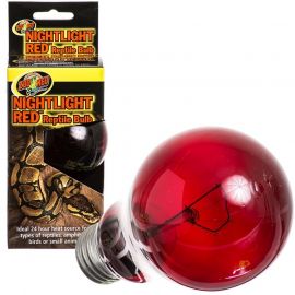 ZooMed Nightlight Red Reptile Bulb  - Terramania.nl